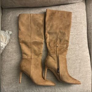 Nine West Suede Richy Knee Boot